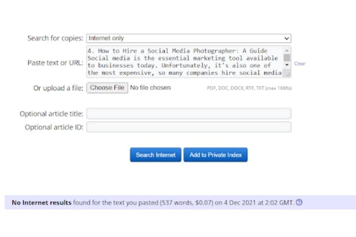 written contract