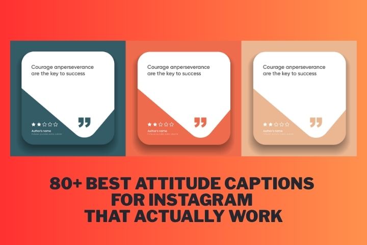 Some Amazing Attitude Captions for Instagram