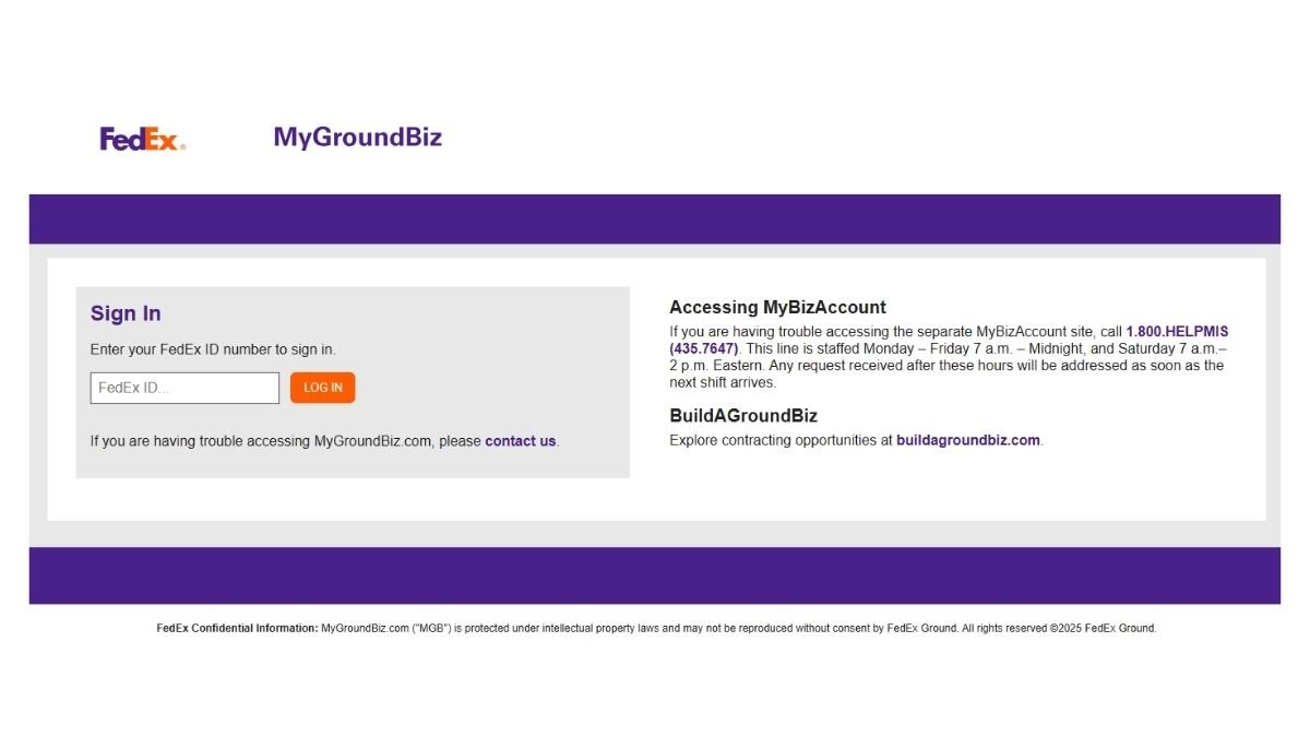 MyGroundBizAccount – Useful Instructions for using the Online Portal of FedEx Ground